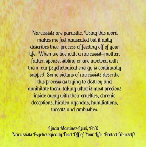 Narcissists Are Parasites